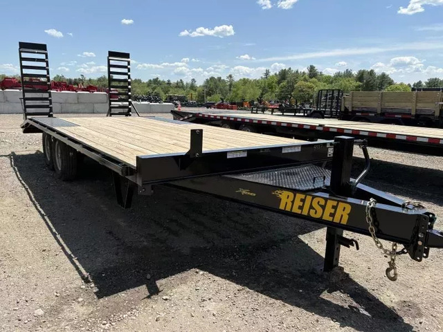 2025 REISER TRAILERS 8.5X20 14K Deckover W/4' Dovetail & Stand Up Ramps in Bangor, ME