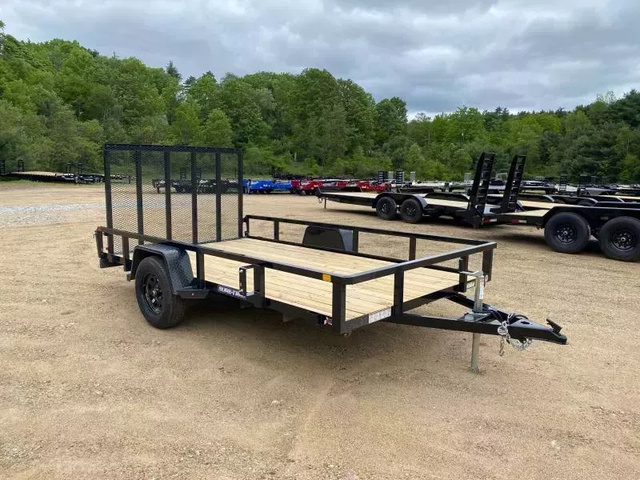 2026 SURE-TRAC 7x12 3K Tube Top Utility Trailer w/ Ramp and Spare in Bangor, ME