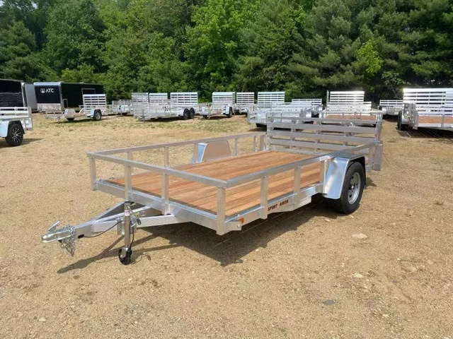 2025 SPORT HAVEN 7X12 Aluminum Utility Trailer W/Bi-Fold Rear Ramp in Bangor, ME