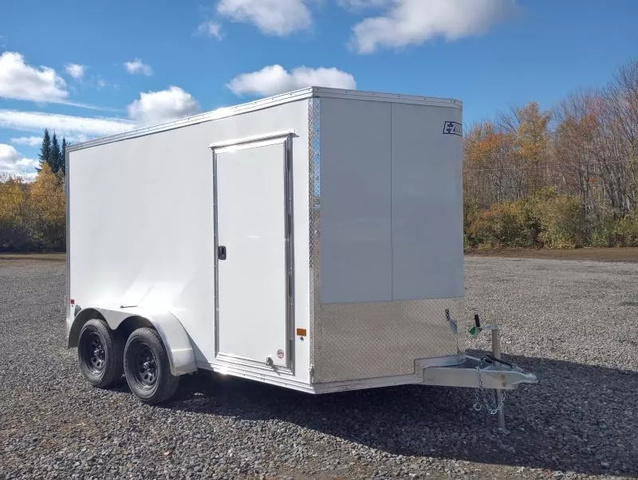 2026 E-Z HAULER 7X12 7K Aluminum Enclosed Cargo W/Barn Door in Manchester, ME