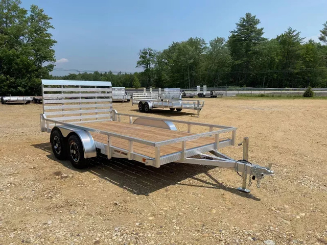 2026 SPORT HAVEN 7X14 Aluminum 7K All Terrain Utility Trailer W/Fol in Loudon, NH