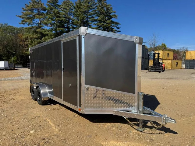 2026 IDEAL CARGO 7X16 Galvanized Frame 7K Enclosed Trailer W/Barn D in Loudon, NH