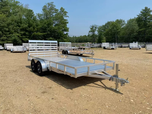 2026 SPORT HAVEN 7X16 Aluminum 7K Deluxe All Terrain Landscape Trai in Loudon, NH