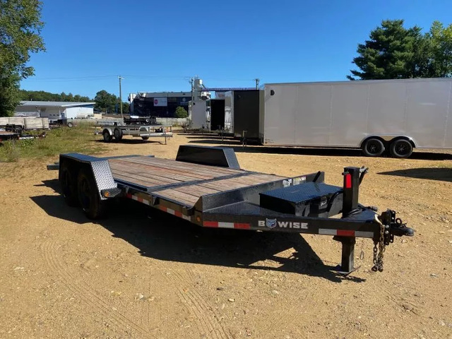 2024 BWISE 7X18 Partial Tilt 17.6K Equipment Trailer W/Tool B in Loudon, NH