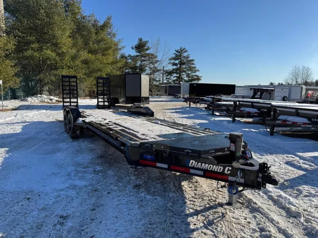 2026 DIAMOND C 7X24 Powder Coated 14.9K Lowpro Equipment Trailer in Loudon, NH