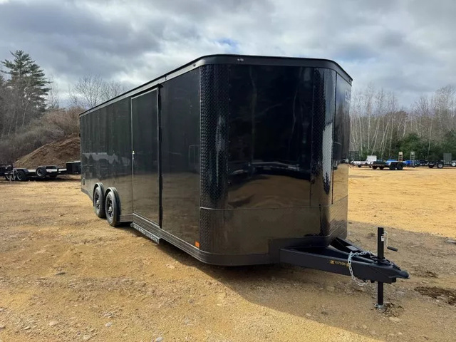 2026 COVERED WAGON 8.5X24 Enclosed 10K Cargo Trailer W/Polycore & Ext in Loudon, NH