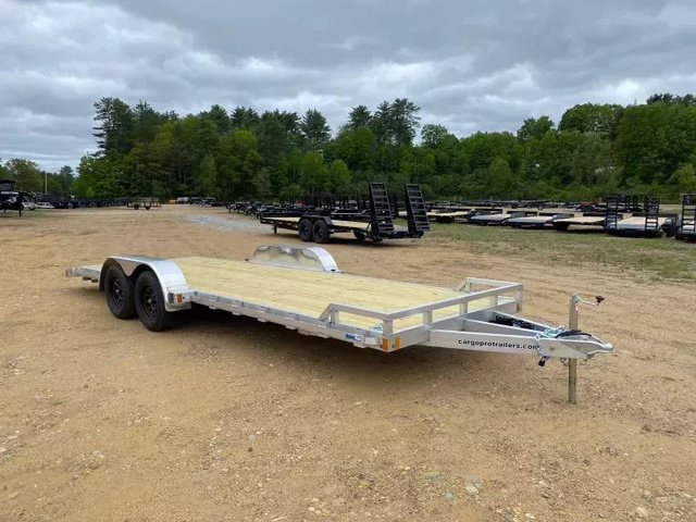 2026 CARGOPRO 7X22 Aluminum 7K Wood Deck Car Hauler W/Slide-In R in Loudon, NH