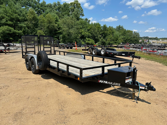 2027 PJ 7X20 Powder Coated 7K Landscape Trailer W/Readyrai in Loudon, NH