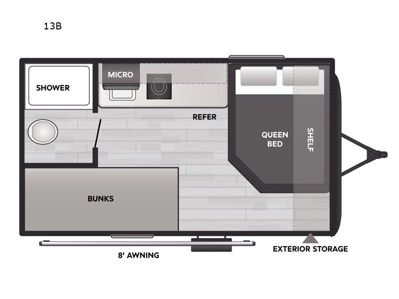 A photo of this 2026 Keystone Rv Coleman 13R