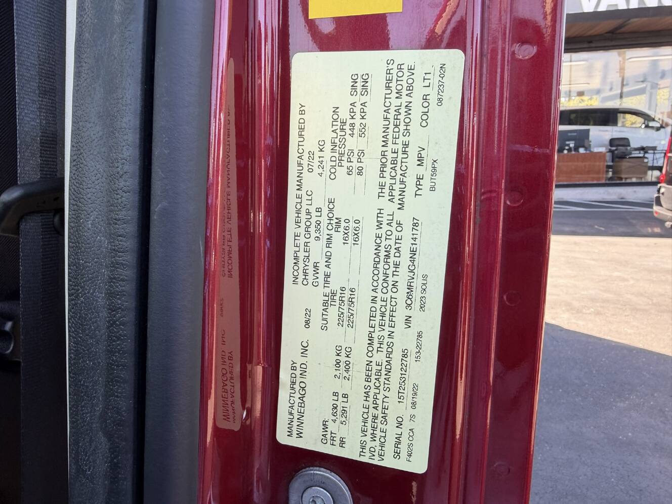 A photo of this Winnebago Solis 59PX
