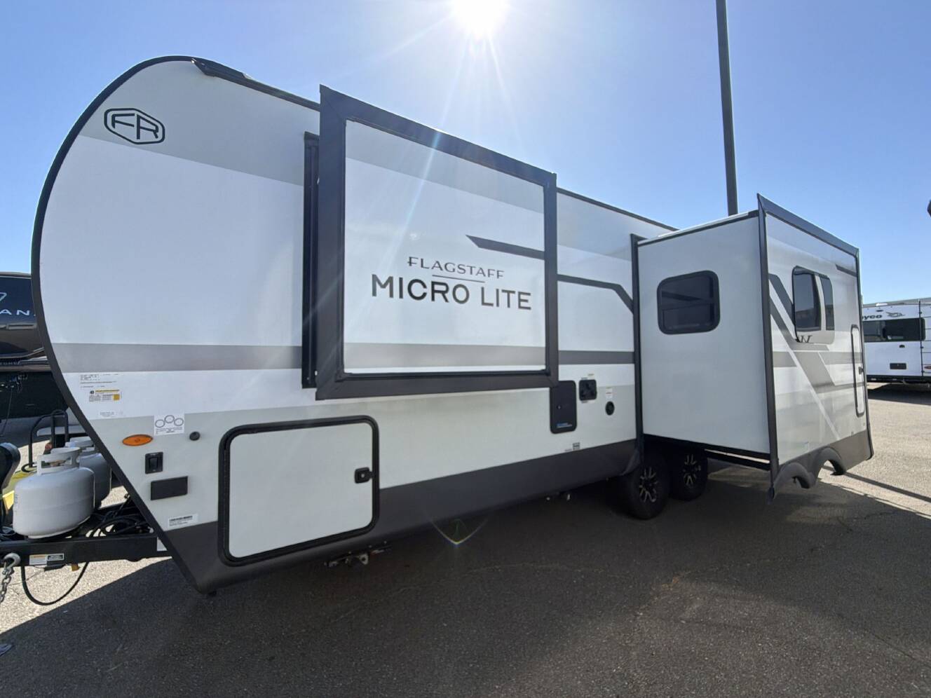 A photo of this 2027 Forest River FLAGSTAFF MICRO LITE 25SRK