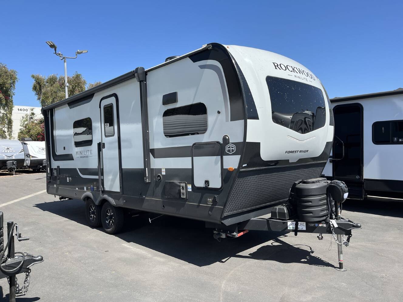 A photo of this 2027 Forest River ROCKWOOD MINI LITE 2523MBR
