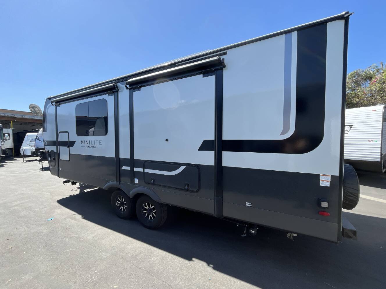 A photo of this 2027 Forest River ROCKWOOD MINI LITE 2523MBR