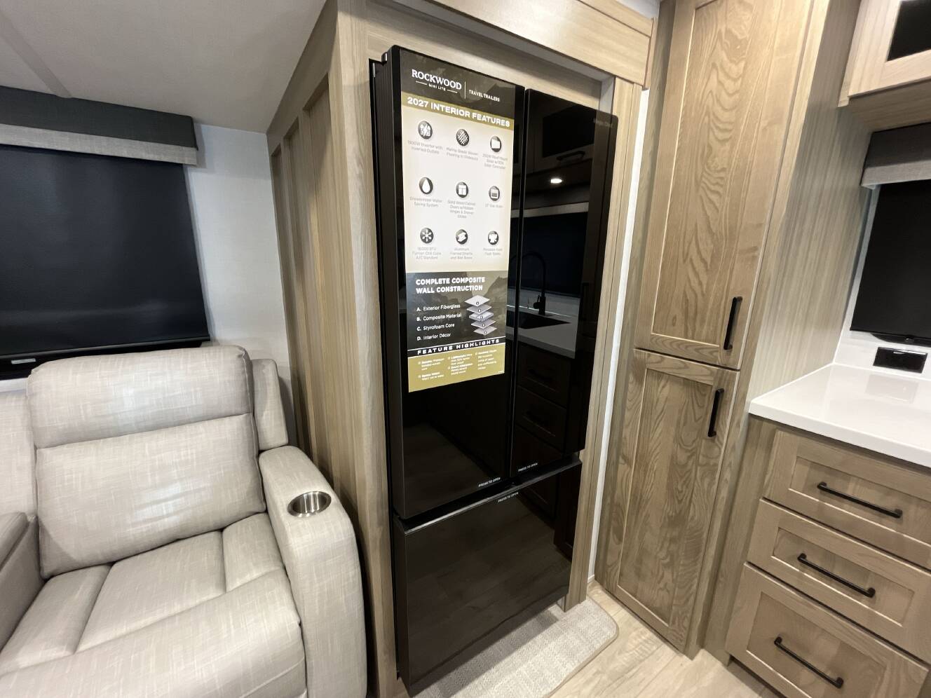 A photo of this 2027 Forest River ROCKWOOD MINI LITE 2523MBR