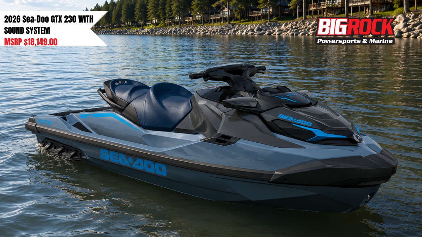 2026 Sea-Doo GTX 230 WITH SOUND SYSTEM 230 in Rocky Mount, NC