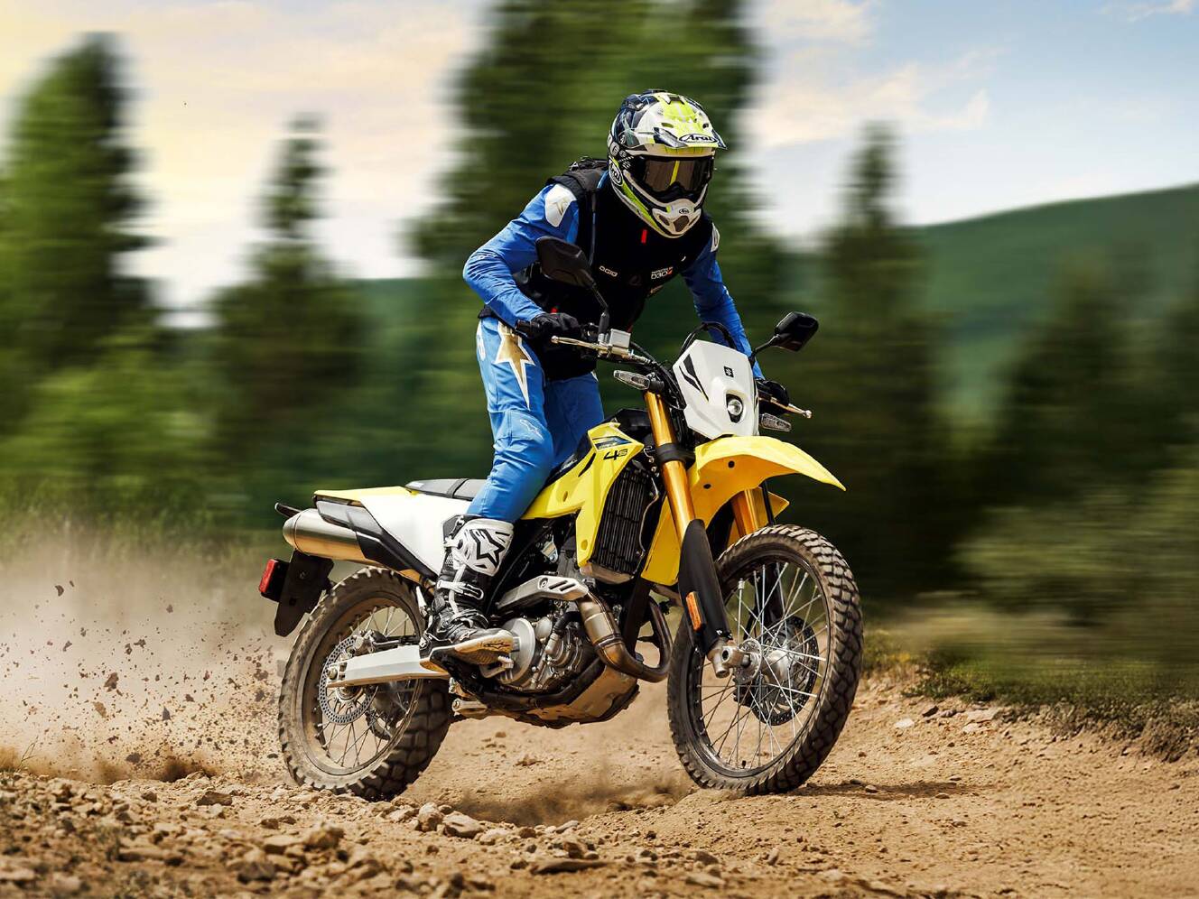 A photo of this 2025 Suzuki DR-Z4S