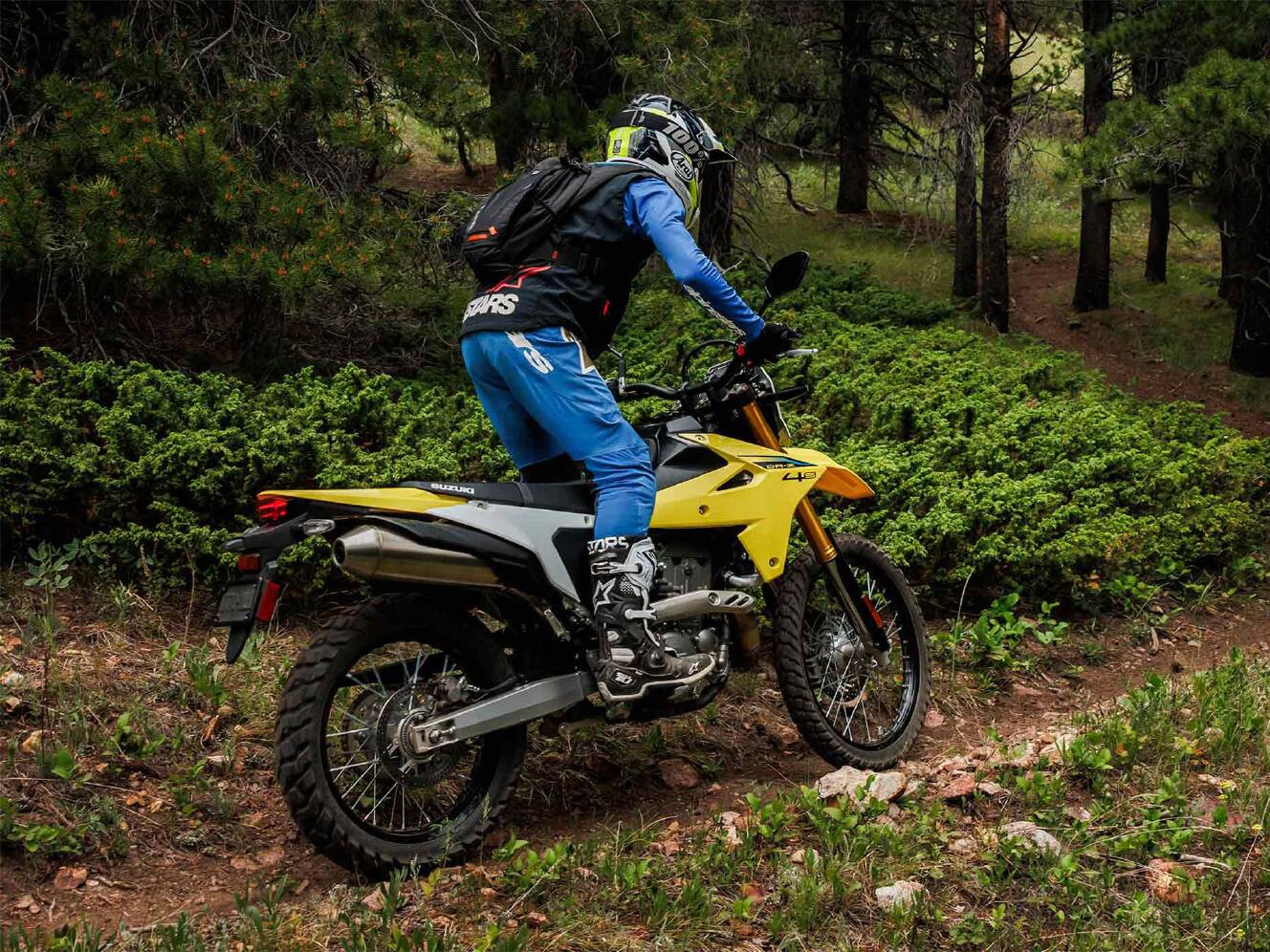 A photo of this 2025 Suzuki DR-Z4S