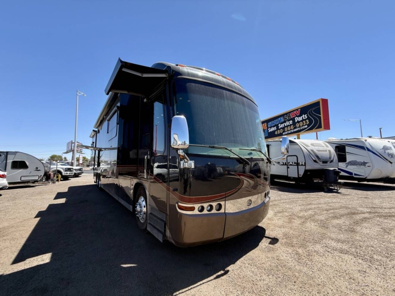 A photo of this 2013 Entegra Coach CORNERSTONE 45K
