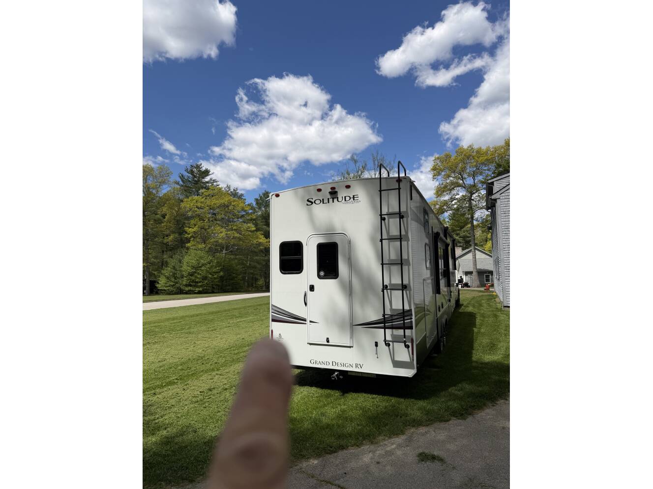 A photo of this 2022 Grand Design SOLITUDE S-CLASS 3950BH