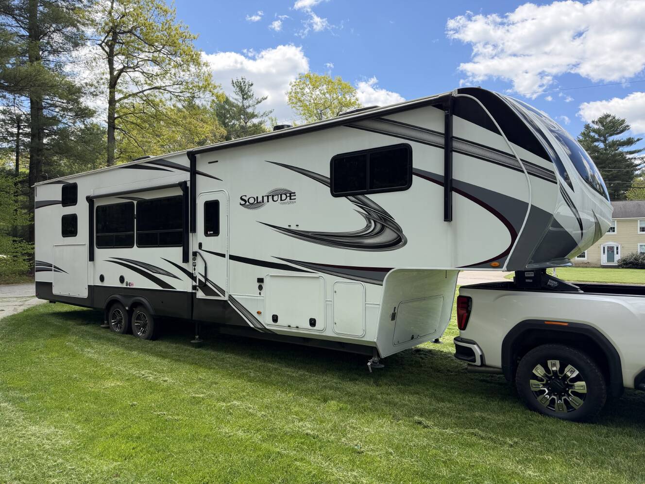 A photo of this 2022 Grand Design SOLITUDE S-CLASS 3950BH