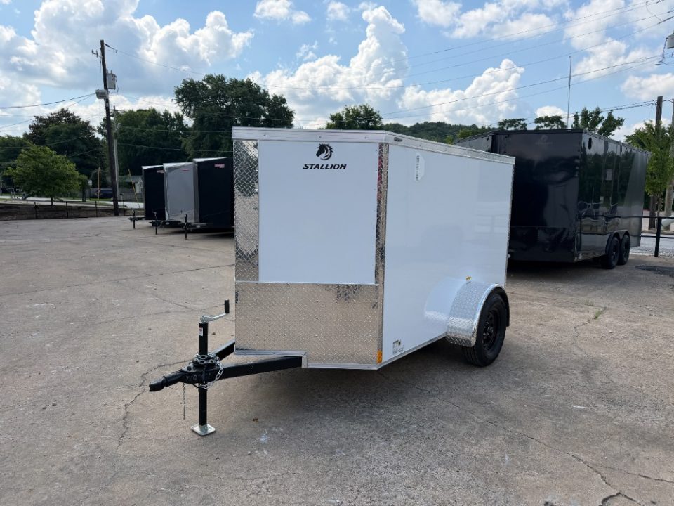 2026 Stallion Manufacturing LLC 5' X 8' Single Axle Rear Ramp in Fayetteville, AR