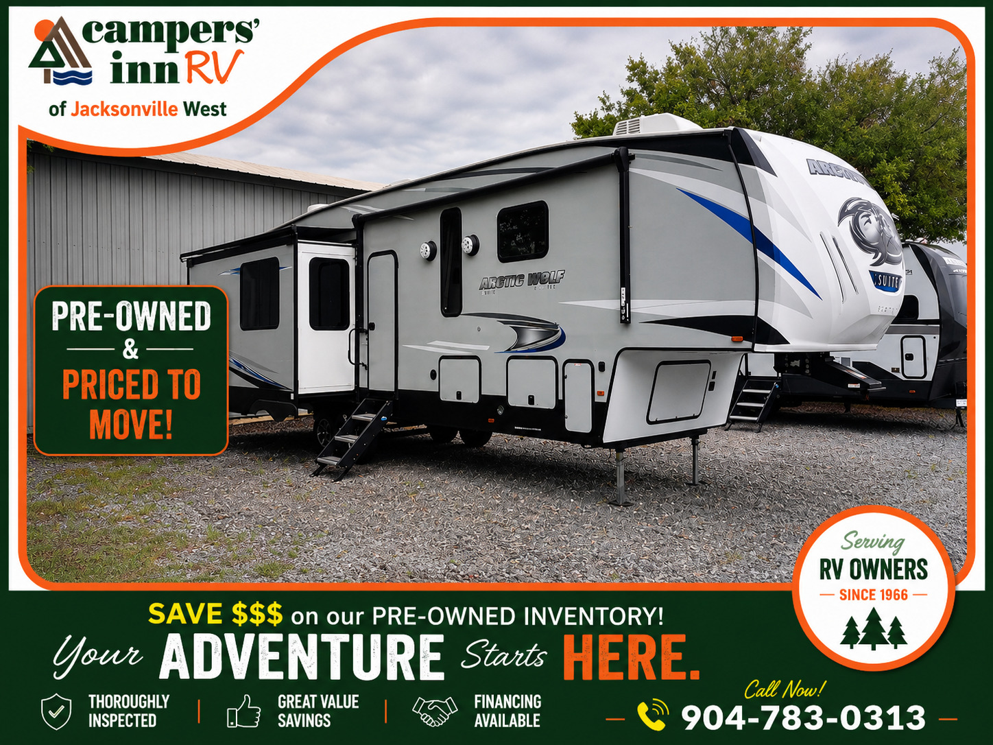 2021 Forest River Rv Cherokee Arctic Wolf Suite Artic Wolf 3550 SUITE in jacksonville FL