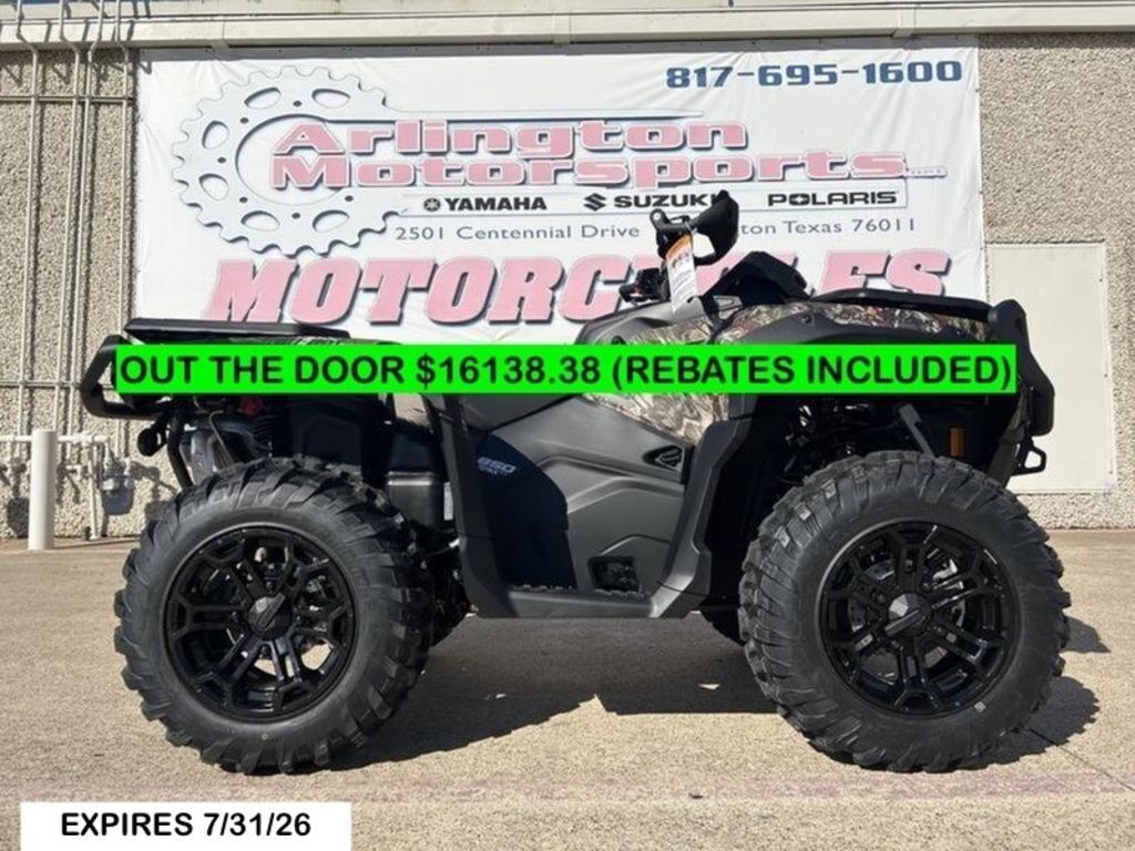 2026 Can-Am Outlander XT 850 Dark Wildland Camo in arlington TX
