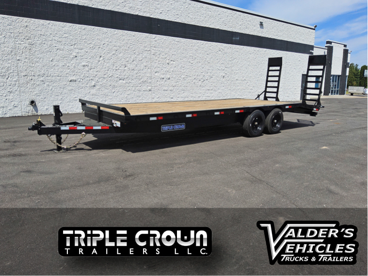 2026 Triple Crown 8X24 DECKOVER EQUIPMENT TRAILER 16K in Hinckley, MN