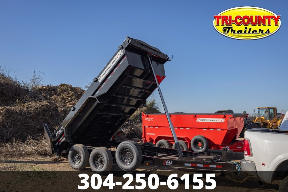 2027 PJ Trailers DT1J1492BSS 7X14 15.4K LOW PRO 5 STAGE TELESCOPIC W/VOY in Beaver, WV