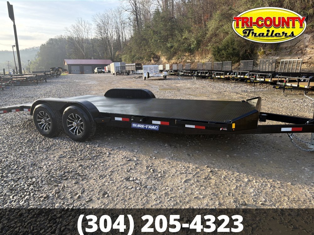 2026 Sure-Trac 7X20 (16+4) 10K CAR HALER STEEL DECK in Beaver, WV