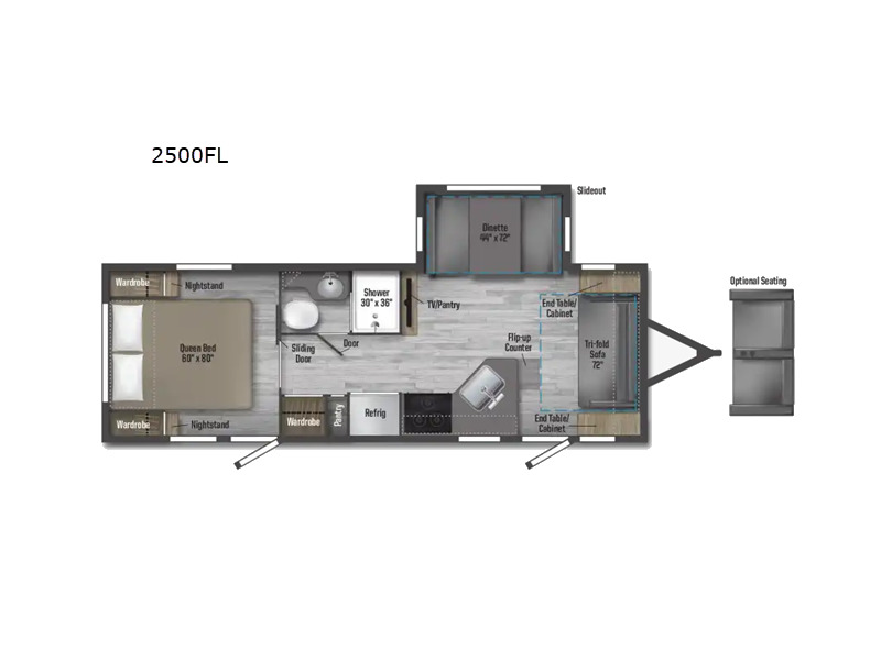 2022 Winnebago Industries Towables Minnie 2500FL in raynham MA