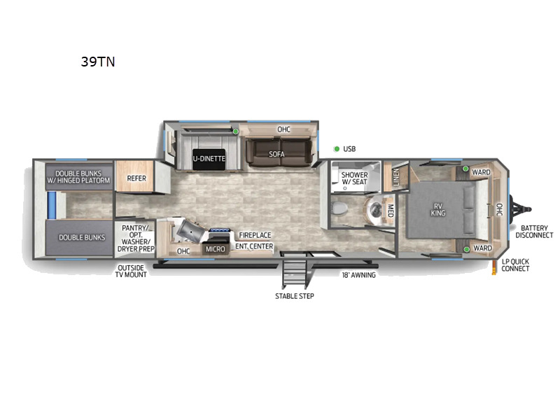 2025 Forest River Rv Cherokee Timberwolf 39TN in conway AR