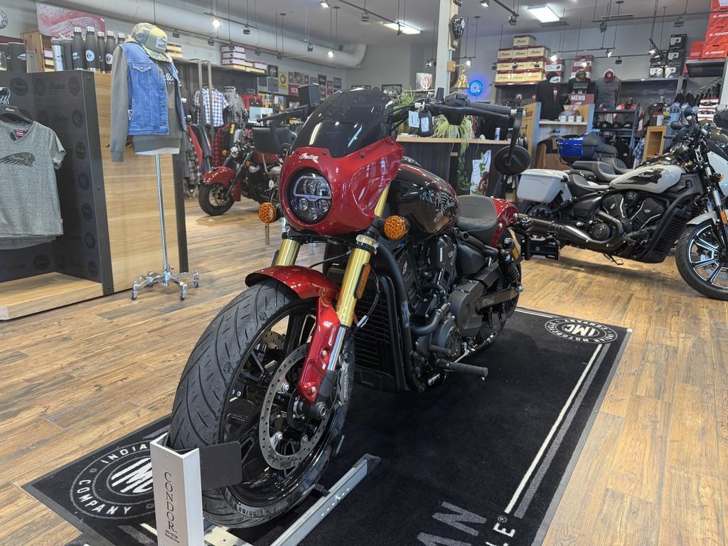 2026 Indian Motorcycle® 101 Scout® Sunset Red Metallic BASE in Sturgis, SD