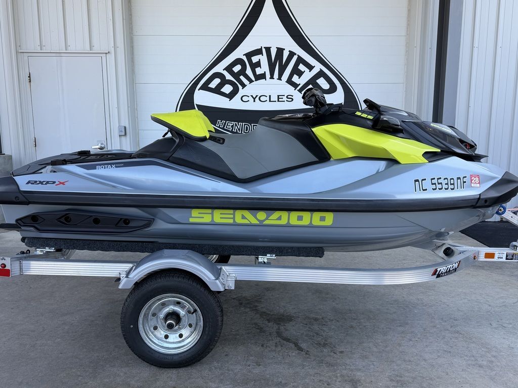 2024 Sea-Doo RXP®-X® 325 iBR Ice Metal/Green X 325 in Henderson, NC