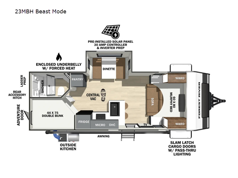 2027 Forest River Rv IBEX 23MBH Beast Mode in batavia OH