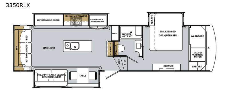 2019 Forest River Rv Cardinal Luxury 3350RLX in albuquerque NM