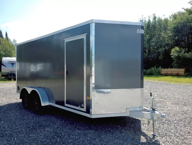 2026 E-Z HAULER 7X16 7K Aluminum Enclosed Cargo W/Double Barn Door in Manchester, ME