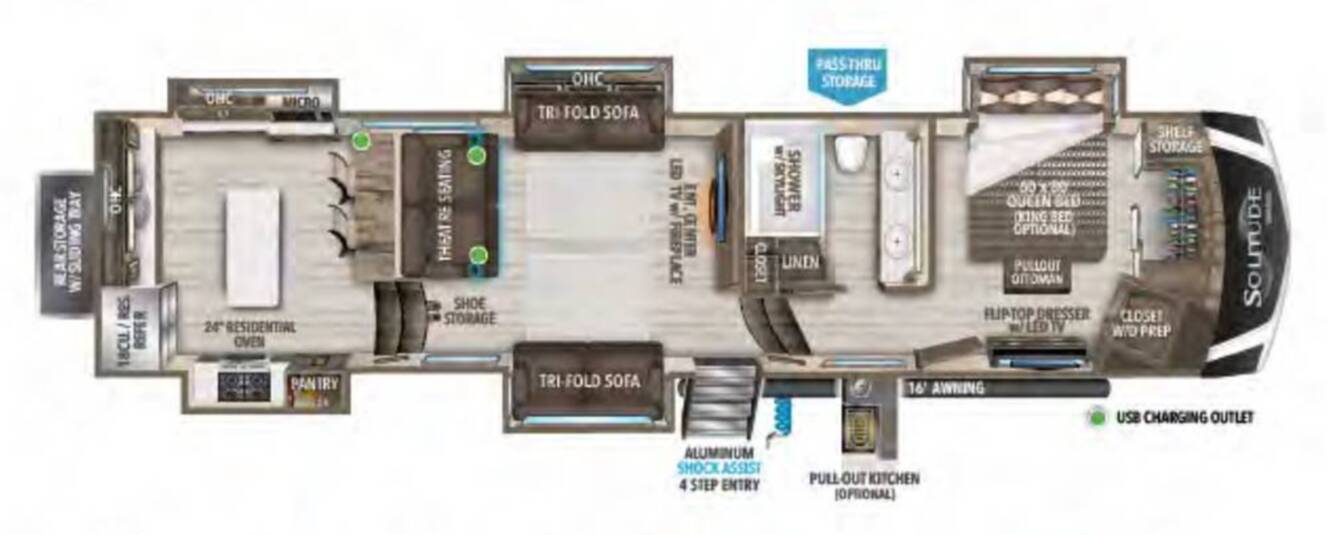 A photo of this 2022 Grand Design Solitude 390RK