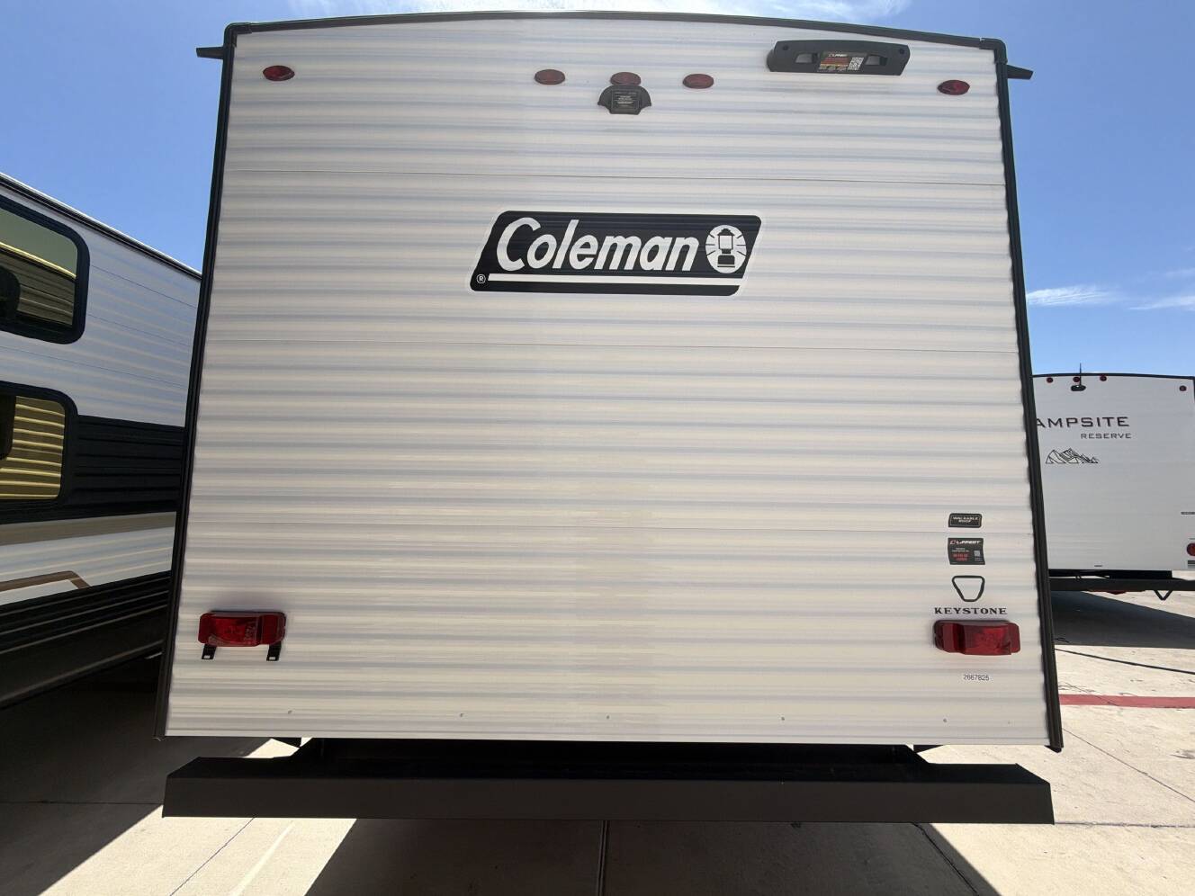 A photo of this 2027 Keystone COLEMAN 27B