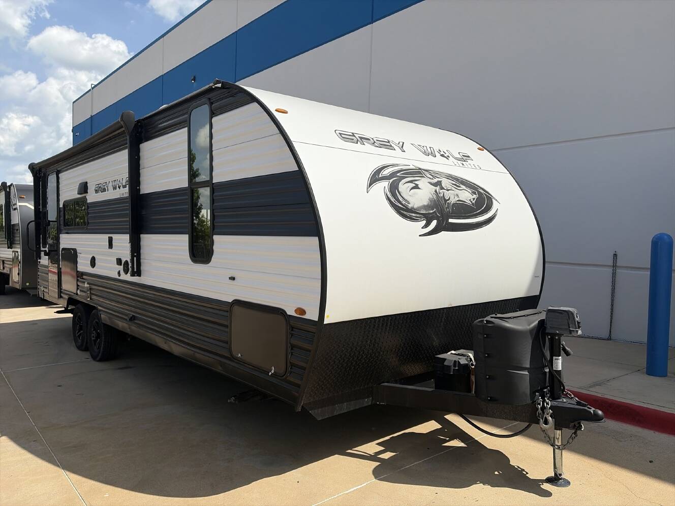 A photo of this 2023 Forest River GREY WOLF 23MK