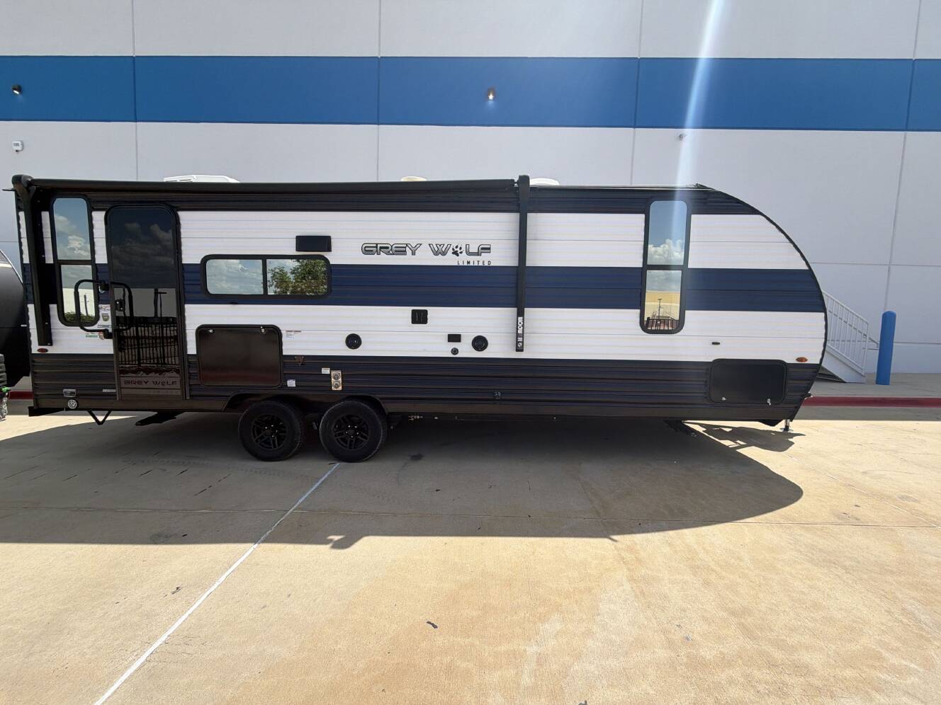 A photo of this 2023 Forest River GREY WOLF 23MK