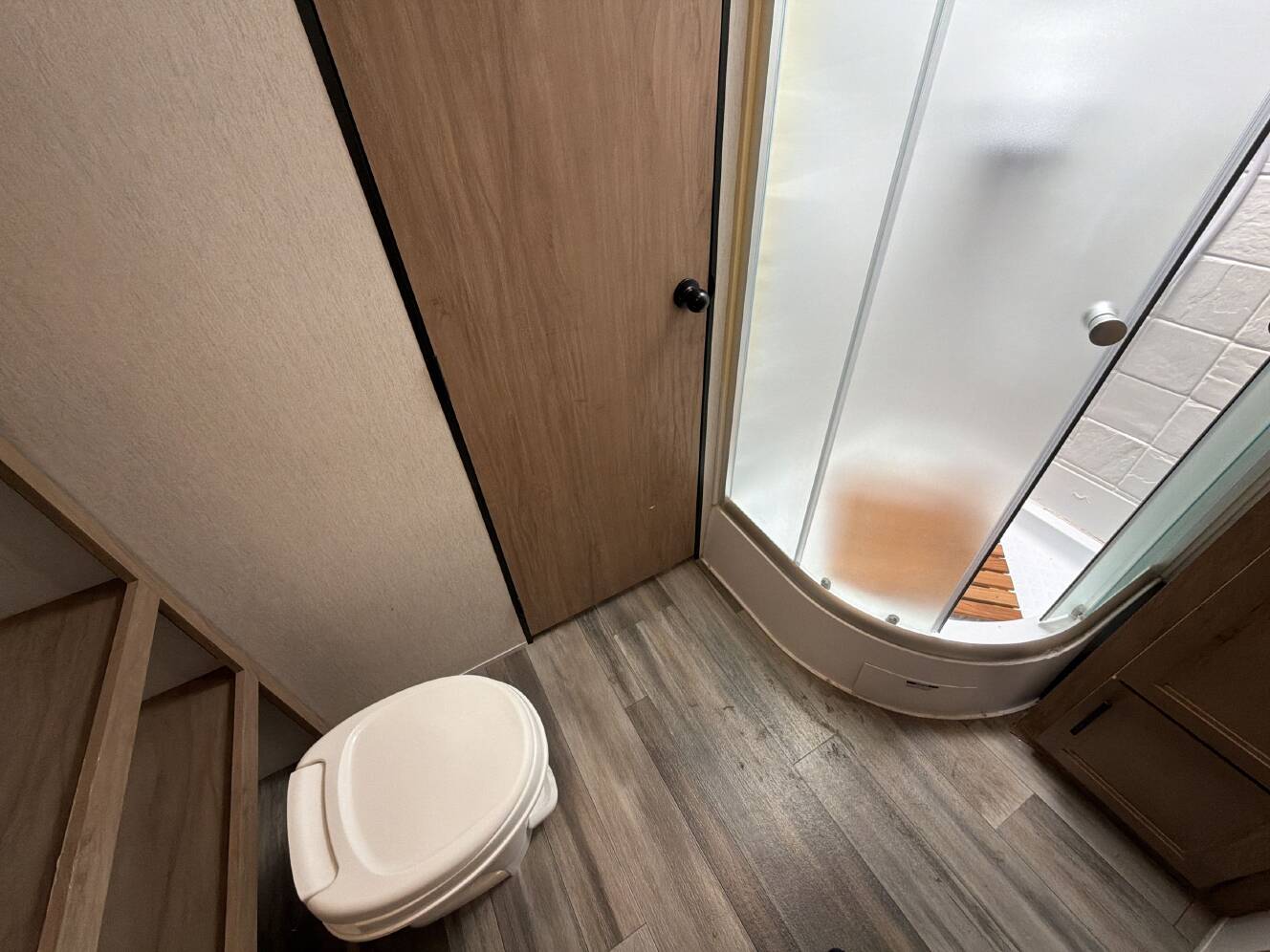 A photo of this 2023 Forest River GREY WOLF 23MK