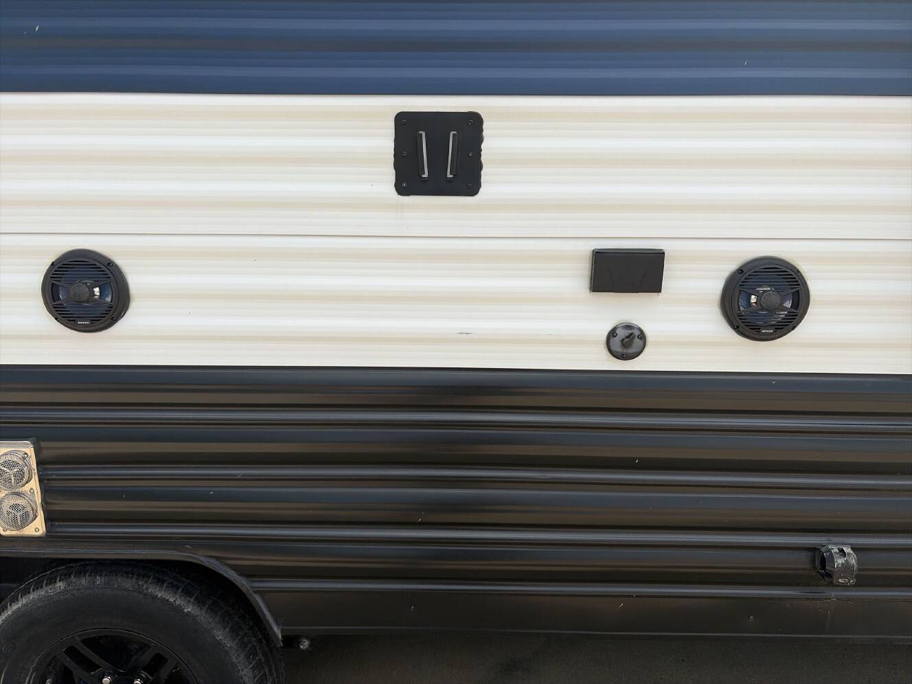 A photo of this 2023 Forest River GREY WOLF 23MK