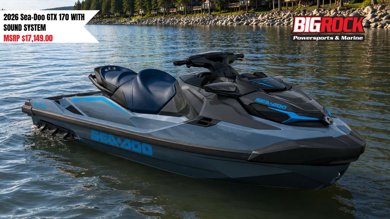 2026 Sea-Doo GTX 170 WITH SOUND SYSTEM 170 in Rocky Mount, NC