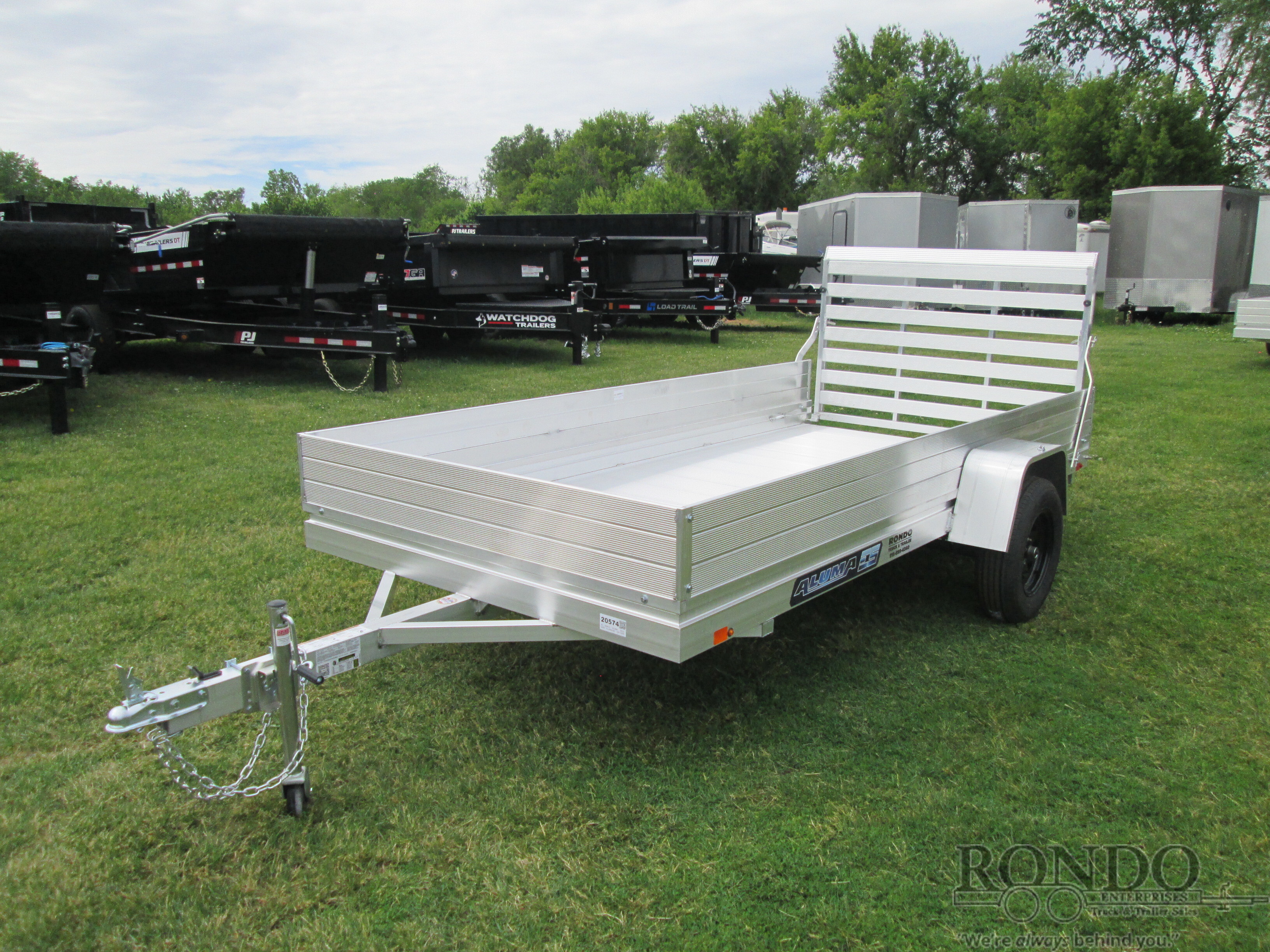 2027 ALUMA Aluminum Single Axle Utility 6812H-ESA-S-TG in Sycamore, IL