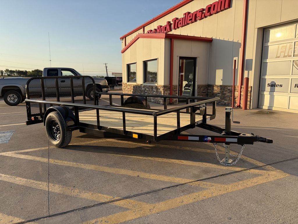 2027 DNJ 77 in x 12' Utility w/ Dovetail Spring Assist Ramp Gate in Hewitt, TX