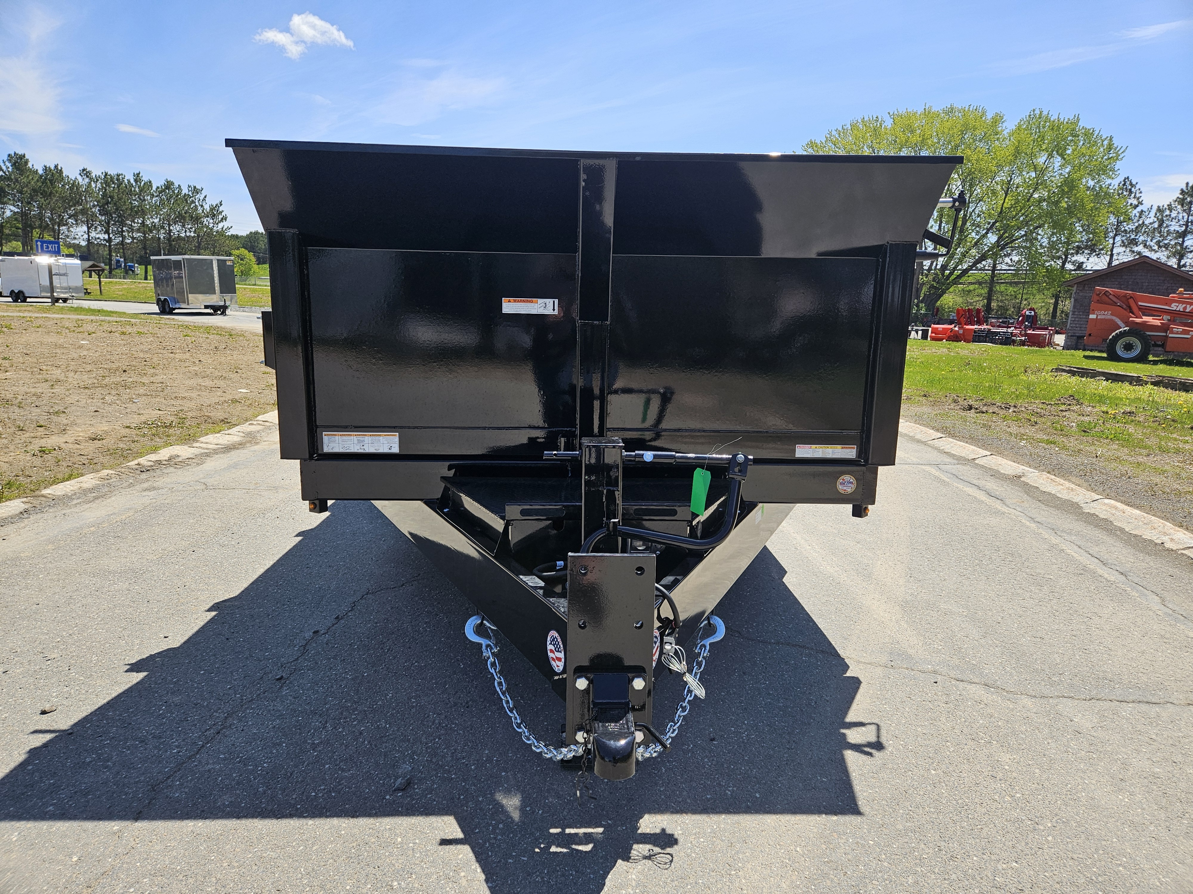 2026 Sure-Trac 7x16 Powder Coated 16K Telescopic High Side Dump Traile in Houlton, NE