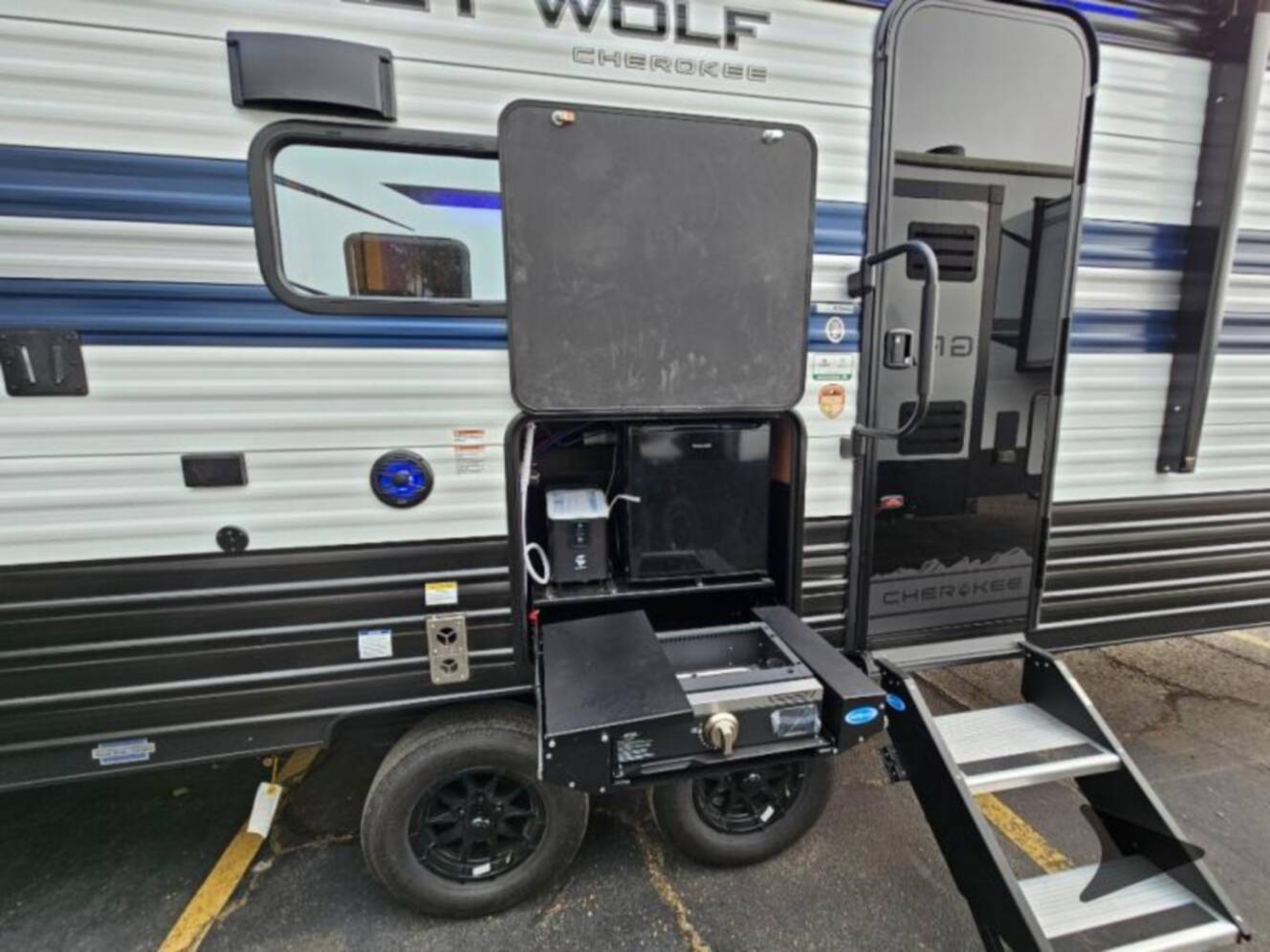 A photo of this 2027 Forest River Rv Cherokee Grey Wolf 23MS