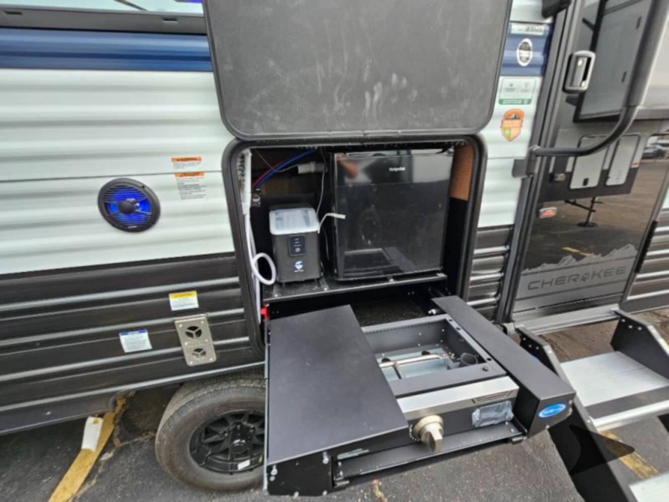 A photo of this 2027 Forest River Rv Cherokee Grey Wolf 23MS