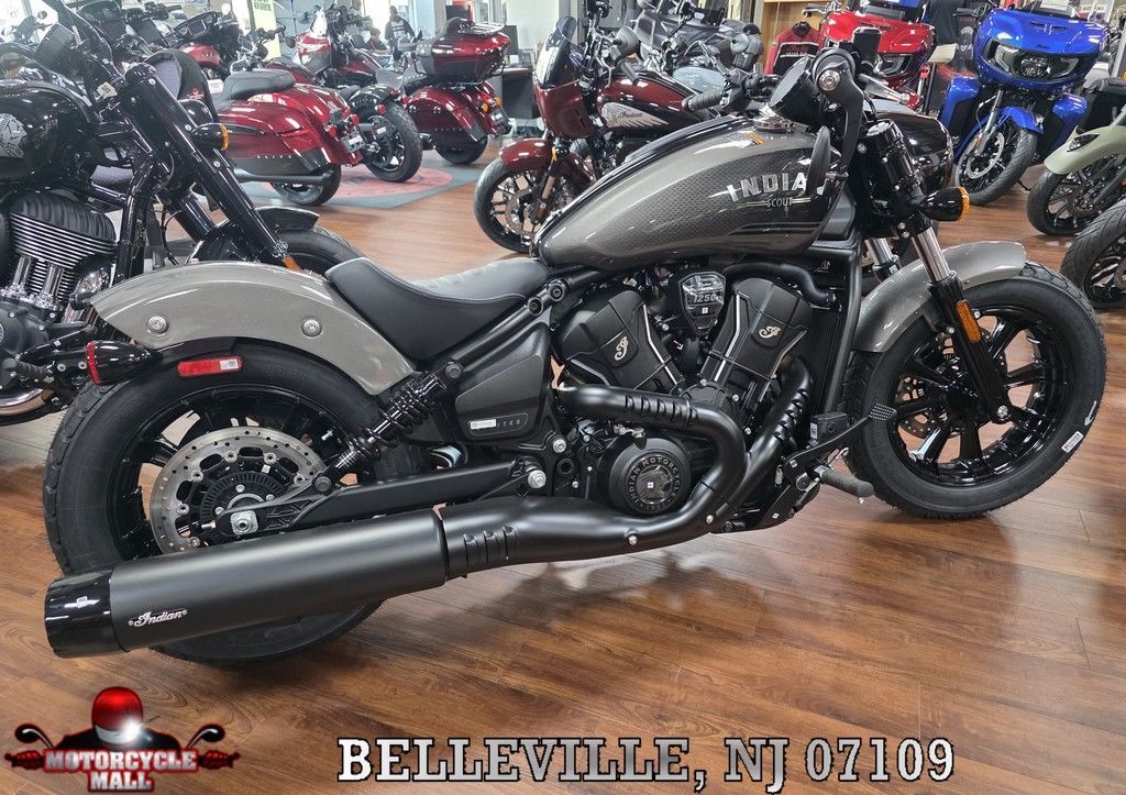2026 Indian Motorcycle® Scout® Bobber Limited +Tech Heavy Metal Smoke BASE in Belleville, NJ